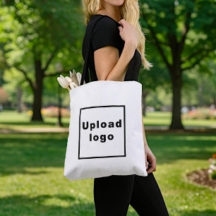 Logotipo Empresarial Bolsa de mano blanca