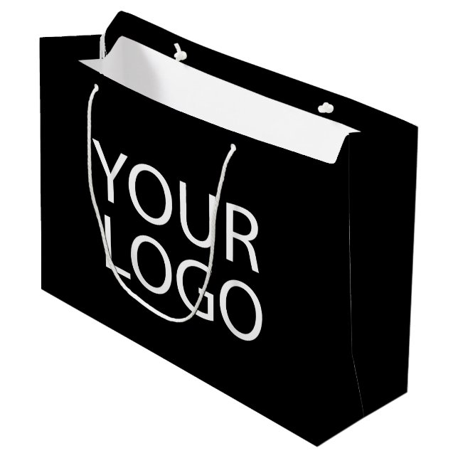 Logotipo empresarial | Bolsas de compras personali (Angulo Anverso)