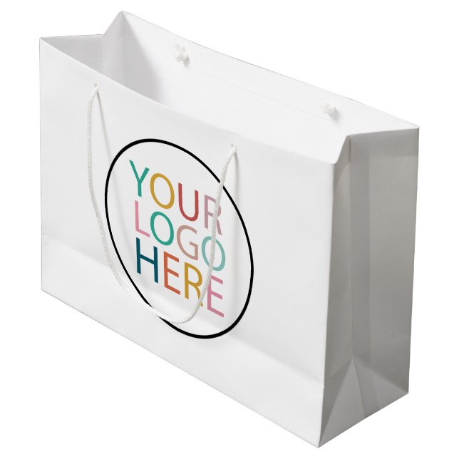 Logotipo empresarial | Bolsas de compras personali (Angulo Anverso)
