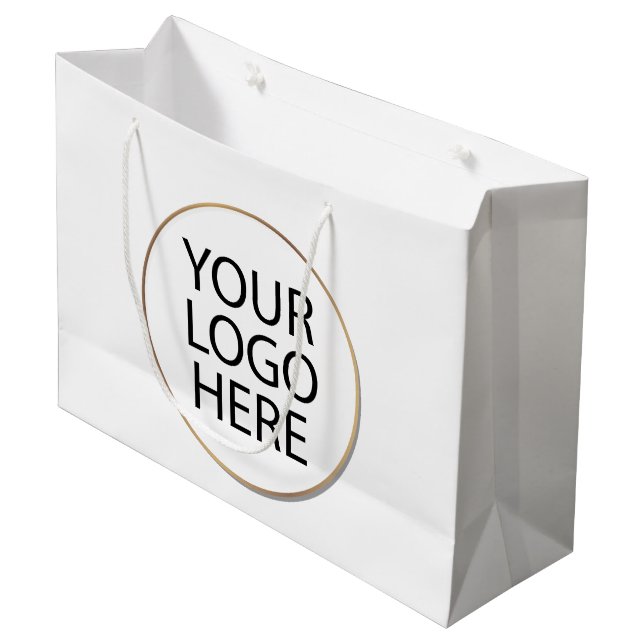 Logotipo empresarial | Bolsas de compras personali (Angulo Anverso)