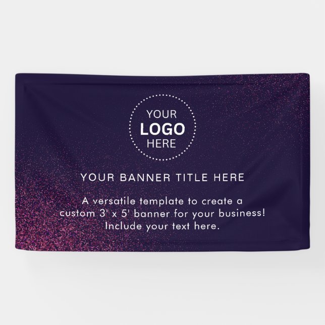 Logotipo empresarial con pancarta profesional de 5 (Horizontal)