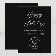Logotipo empresarial personalizado Navidad