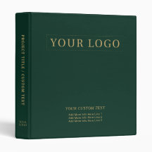 Logotipo Empresarial Simple de Verde Oscuro y Dora