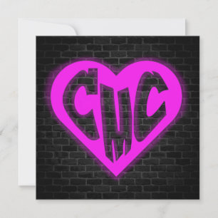 Logotipo en la tarjeta de agradecimiento de ladril