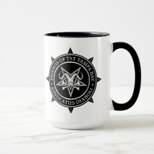 logotipo en la taza de ambos lados
