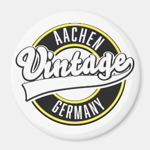Logotipo estilo vintage de Dortmund, imán
