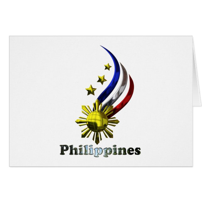 Logotipo filipino original. ¡Mabuhay Pilipinas! (Anverso (Horizontal))