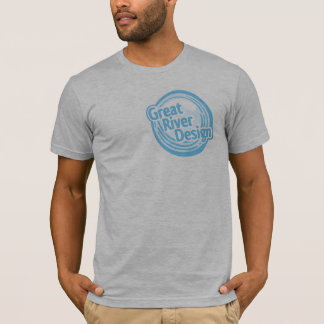 logotipo gris del grd de la camisa del brezo