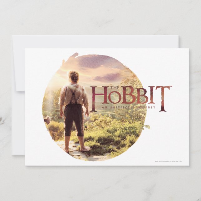 Logotipo Hobbit con BILBO BAGGINS™ Back (Anverso)