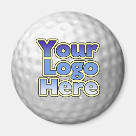 Logotipo imán de bolas de golf