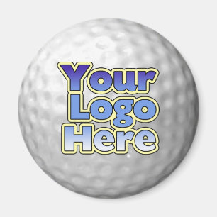 Logotipo imán de bolas de golf
