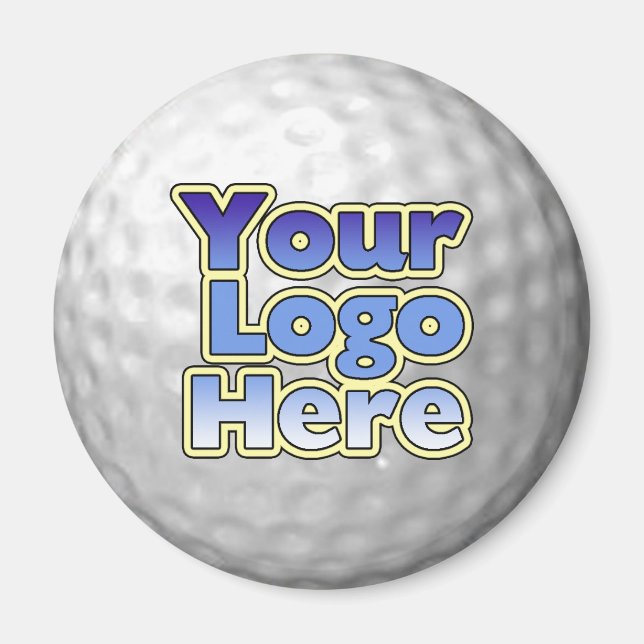 Logotipo imán de bolas de golf (Frente)