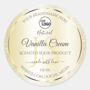 Logotipo inicial de las etiquetas de productos de
