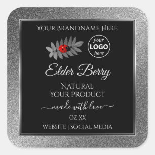 Logotipo Ladybug de las etiquetas de productos de 
