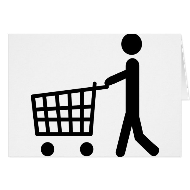 logotipo masculino de las compras (Anverso (Horizontal))