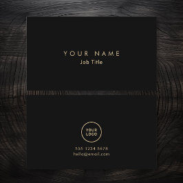 Logotipo minimalista Elegante tarjeta de visita mo