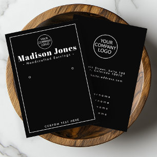 Logotipo mínimo moderno Tarjeta de visualización d