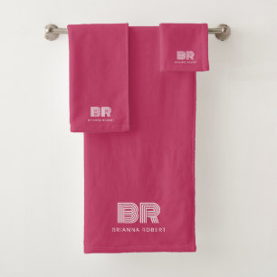 Logotipo moderno de promoción de marca en monogram