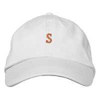 Logotipo Monograma "S" Gorras personales iniciales