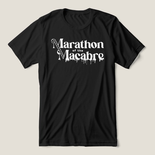 Logotipo MOTM24 Camisa unisex - Blanco sobre negro (Diseño delantero )