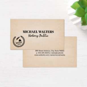 Logotipo notarial de sellos públicos