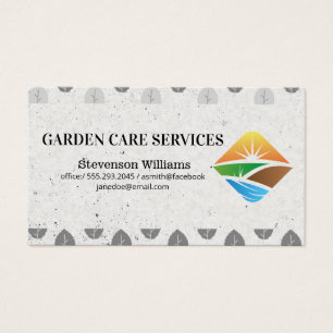 Logotipo paisajístico   Servicios de cuidado de ja