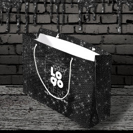 Logotipo personalizado Bolsa de compra de papel Bl