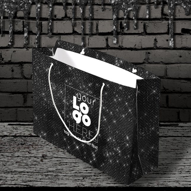Logotipo personalizado Bolsa de compra de papel Bl (Subido por el creador)
