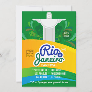 logotipo personalizado del Carnaval de Río de Jane