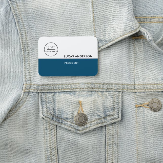 Logotipo personalizado Etiqueta de nombre plástico (In situ)