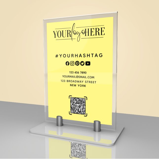 Logotipo Personalizado moderno | Tarjeta de mesa d (Subido por el creador)