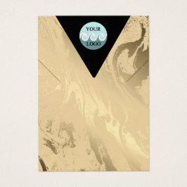 logotipo personalizado tarjeta de visualización de