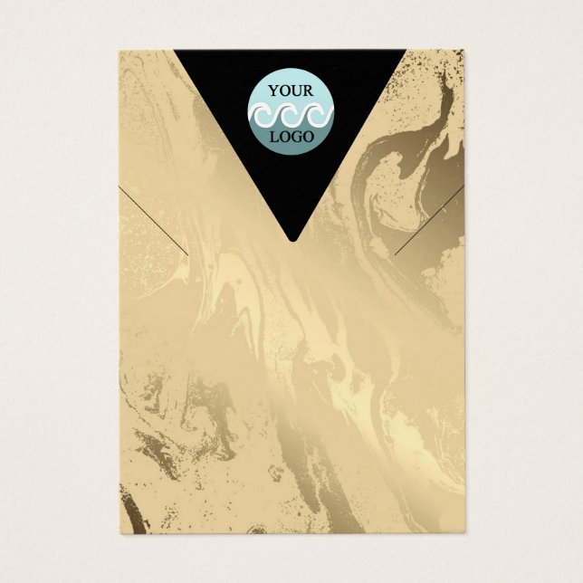 logotipo personalizado tarjeta de visualización de (Frente)