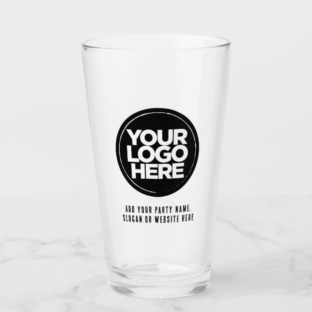 Logotipo personalizado y gafas de cerveza grunge d (Anverso)