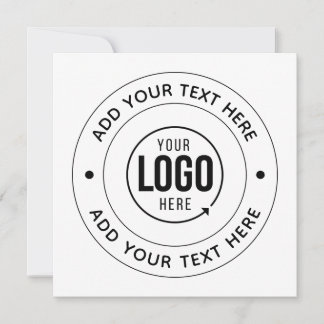 Logotipo personalizado y texto evento empresarial
