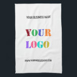 Logotipo personalizado y toalla de cocina de la em<br><div class="desc">Colores y tipos de letra personalizados - Toallas de cocina personalizadas con el logotipo de su empresa y el nombre Textos Información comercial Promocional o Moderna toalla de cocina personal / regalo - Hacer único su propio diseño - Añadir su logotipo - Imagen - Código de foto o QR /...</div>
