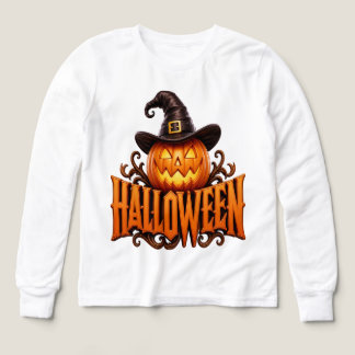 Logotipo Premium 3D de Calabaza de Halloween con S