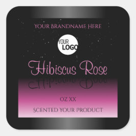 Logotipo profesional de Purpurina de etiquetas de 