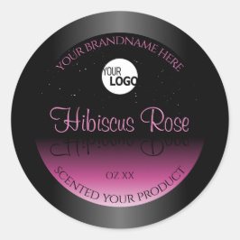 Logotipo profesional de Purpurina de etiquetas de 