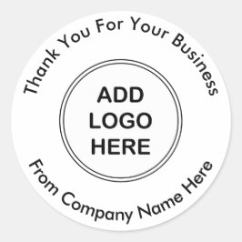 Logotipo profesional Gracias a los Pegatinas