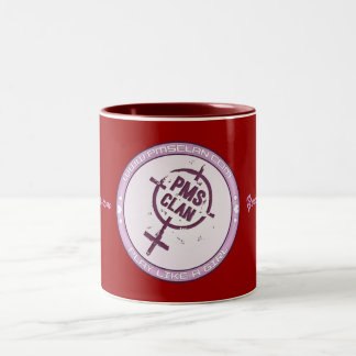 Logotipo púrpura 2 de la taza de PMS