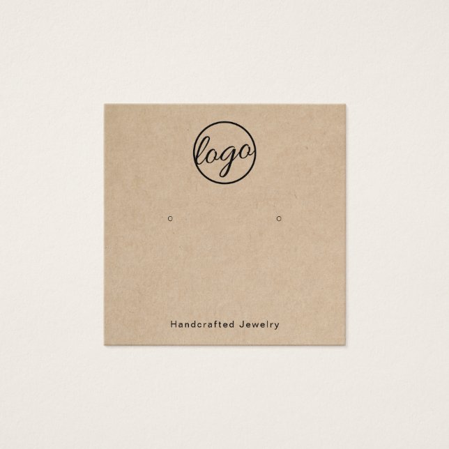 Logotipo Rústico Tarjeta para portaequipajes moder (Anverso)