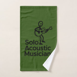 Logotipo SAM de toalla de mano verde