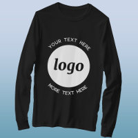 Logotipo simple con camiseta comercial de texto