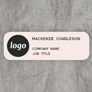 Logotipo simple Etiqueta Minimalista de nombre ros