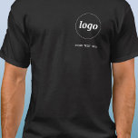 Logotipo simple y camiseta comercial con texto<br><div class="desc">Logo simple y camiseta de negocios de texto personalizado. Reemplace el logotipo y el texto por el propio personalizar. Vestirlas tú mismo,  dárselas a tus empleados y compañeros de trabajo,  venderlas a clientes y clientes o regalarlas como material promocional para inspirar la lealtad del cliente.</div>
