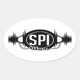 Logotipo SPIMUSICINC - Negro - Pegatina