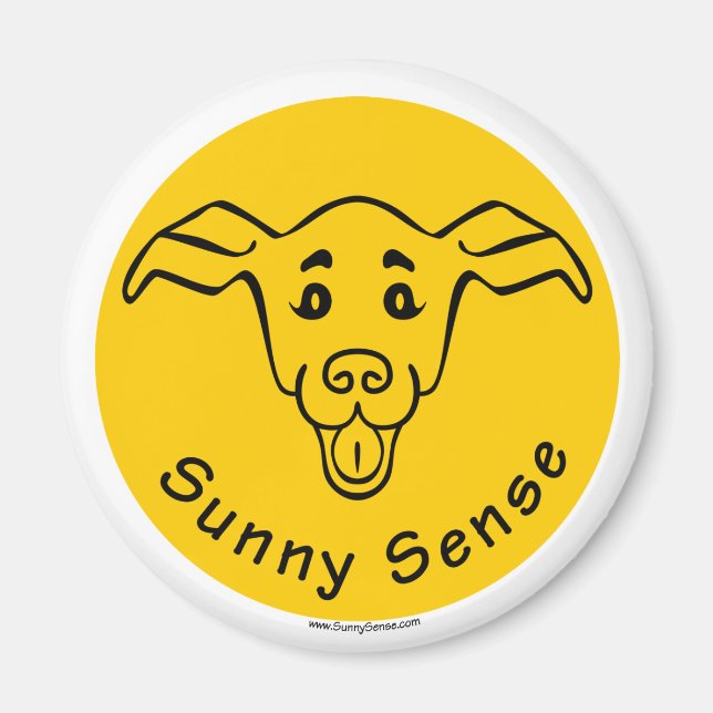Logotipo Sunny Sense con imanes para perros (Frente)