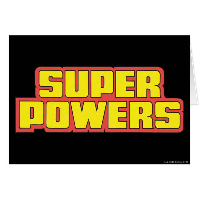 Logotipo Super Powers™ Amarillo (Anverso (Horizontal))