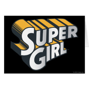 Logotipo Supergirl Silver y Naranja